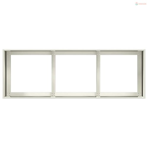 Növénytartó fehér 120x40x40 cm hidegen hengerelt acél