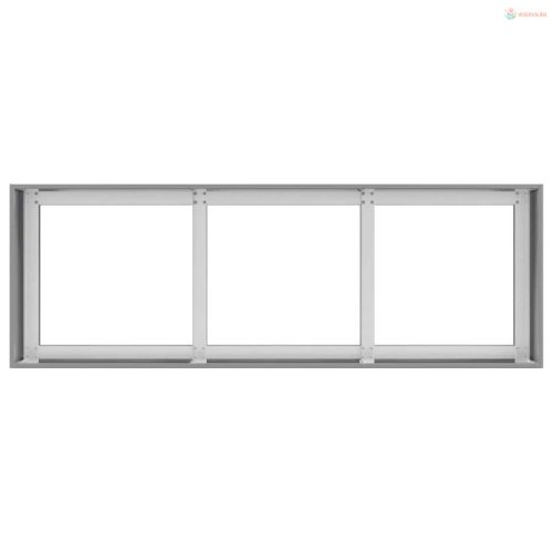 Növénytartó 120x40x40 cm horganyzott acél