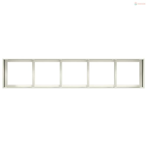 Növénytartó fehér 200x40x40 cm hidegen hengerelt acél