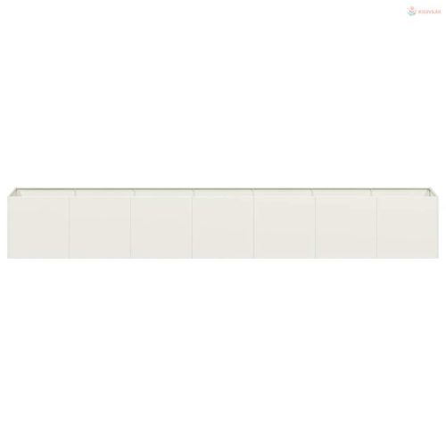 Növénytartó fehér 280x40x40 cm hidegen hengerelt acél