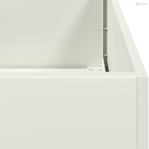 Növénytartó fehér 280x40x40 cm hidegen hengerelt acél