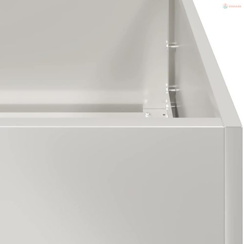 Növénytartó 280x40x40 cm rozsdamentes acélból