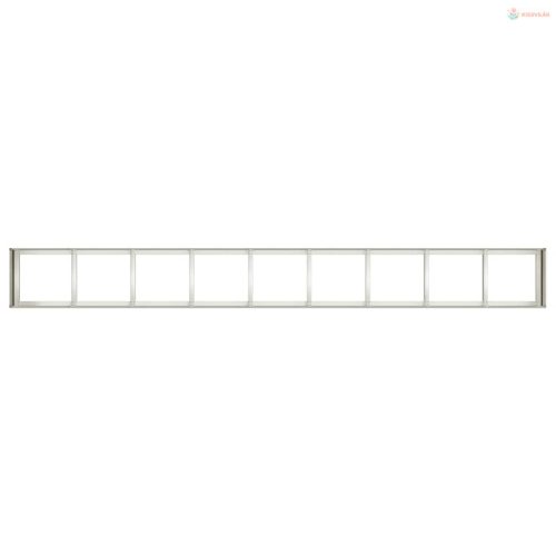 Növénytartó fehér 360x40x40 cm hidegen hengerelt acél