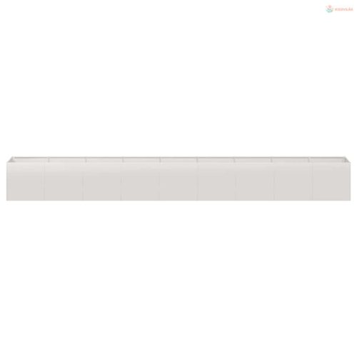 Növénytartó 360x40x40 cm rozsdamentes acélból