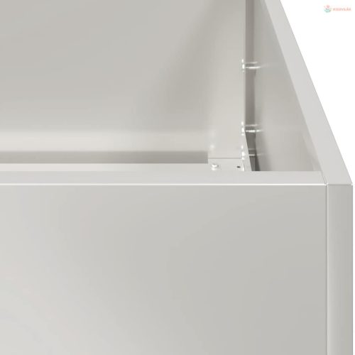 Növénytartó 360x40x40 cm rozsdamentes acélból