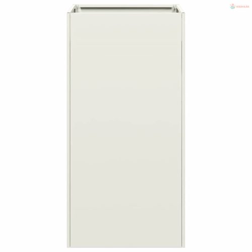 Ültetvény Fehér 40x40x80 cm Hidegen hengerelt acélból