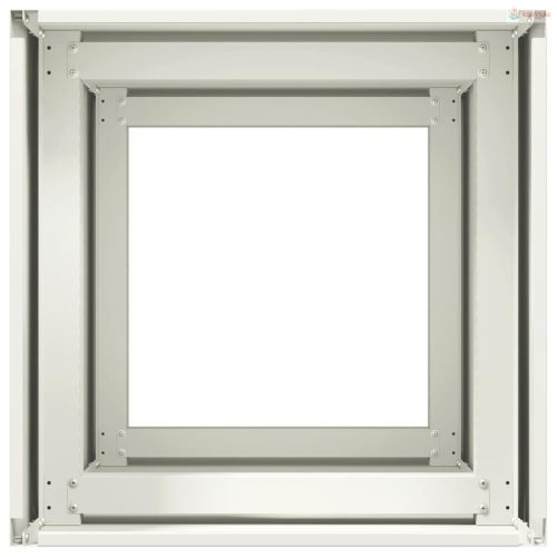 Ültetvény Fehér 40x40x80 cm Hidegen hengerelt acélból