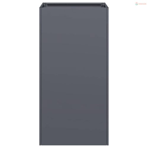 Antracitszürke hidegen hengerelt acél növénytartó 40x40x80 cm