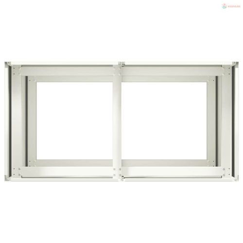 Ültetvény Fehér 80x40x80 cm Hidegen hengerelt acélból