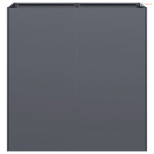 Növénytartó antracitszürke 80x40x80 cm hidegen hengerelt acél