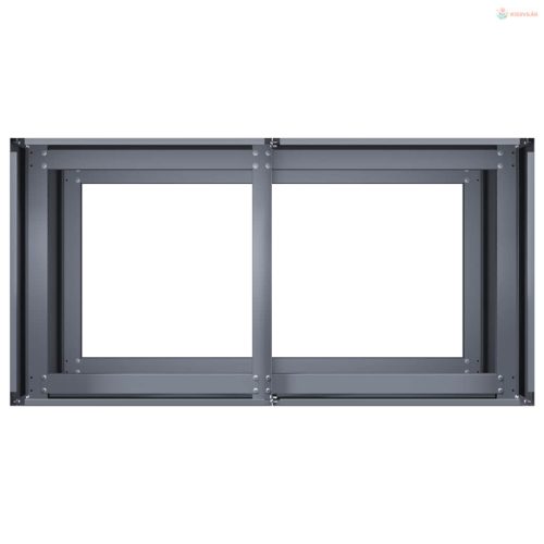 Növénytartó antracitszürke 80x40x80 cm hidegen hengerelt acél