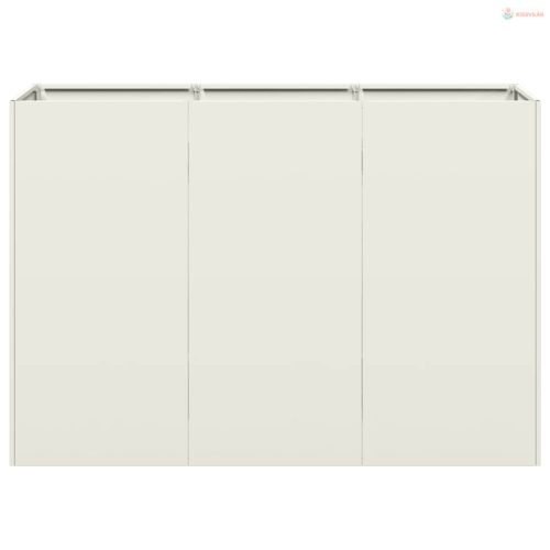 Ültetvény Fehér 120x40x80 cm Hidegen hengerelt acélból