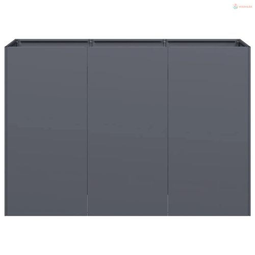 Növénytartó antracitszürke 120x40x80 cm hidegen hengerelt acél