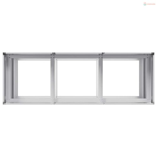 Növénytartó 120x40x80 cm Horganyzott acél