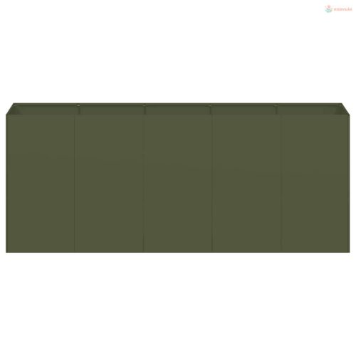 Ültetvény olajzöld 200x40x80 cm hidegen hengerelt acélból