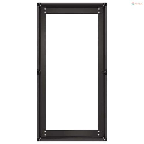 Fekete hidegen hengerelt acél növénytartó 40x80x40 cm