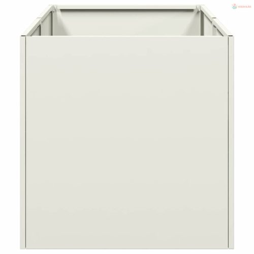 Fehér hidegen hengerelt acél növénytartó 40x80x40 cm