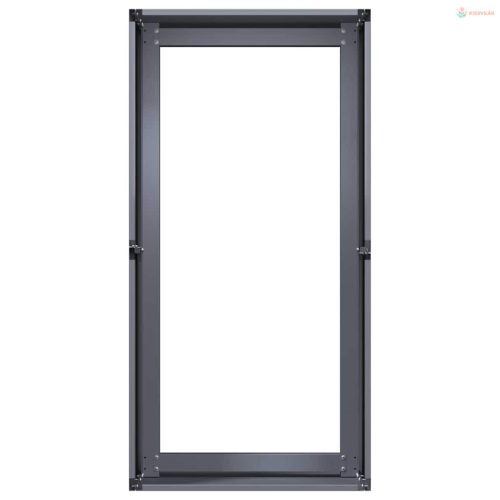 Antracitszürke hidegen hengerelt acél növénytartó 40x80x40 cm