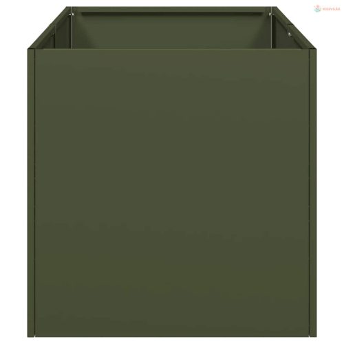 Növénytartó olívazöld 40x80x40 cm hidegen hengerelt acél