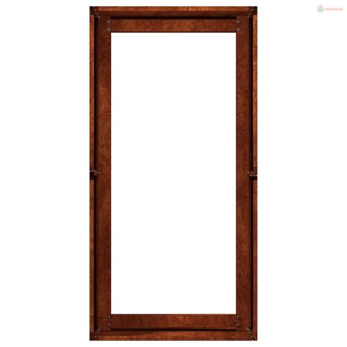 Ültető rozsdás 40x80x40 cm időjárásálló acélból