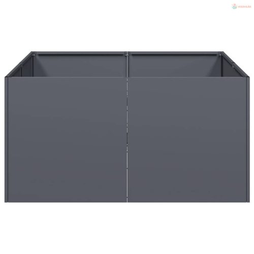 Növénytartó antracitszürke 80x80x40 cm hidegen hengerelt acél