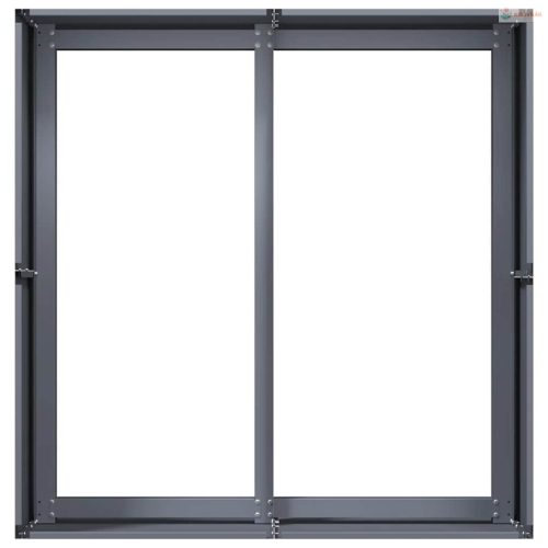 Növénytartó antracitszürke 80x80x40 cm hidegen hengerelt acél