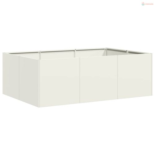 Növénytartó Fehér 120x80x40 cm Acél