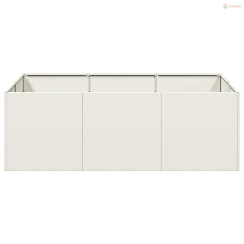 Növénytartó Fehér 120x80x40 cm Acél