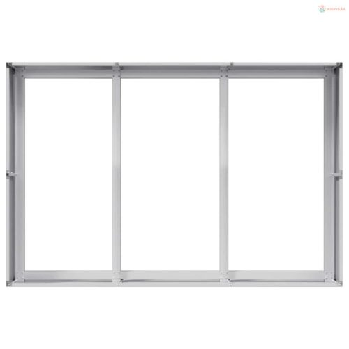 Növénytartó 120x80x40 cm Horganyzott acél