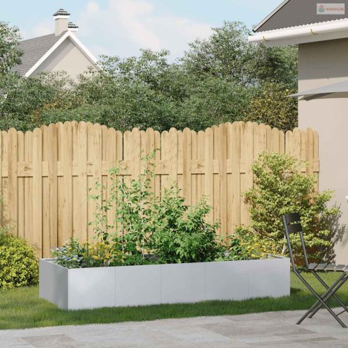 Növénytartó 200x80x40 cm Horganyzott acél