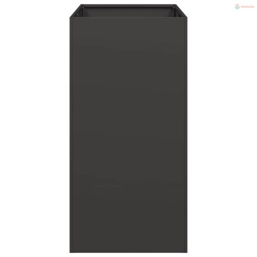 Ültetvény fekete 40x80x80 cm acél