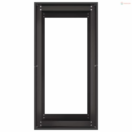 Ültetvény fekete 40x80x80 cm acél