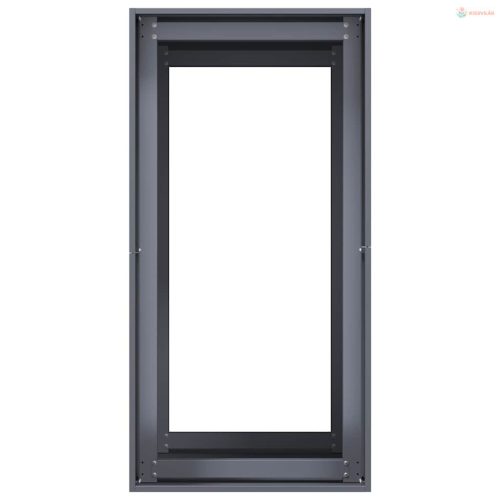 Növénytartó antracit 40x80x80 cm acél