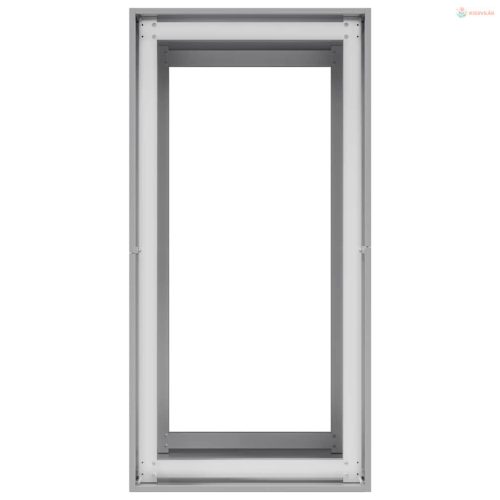 Horganyzott acél növénytartó 40x80x80 cm