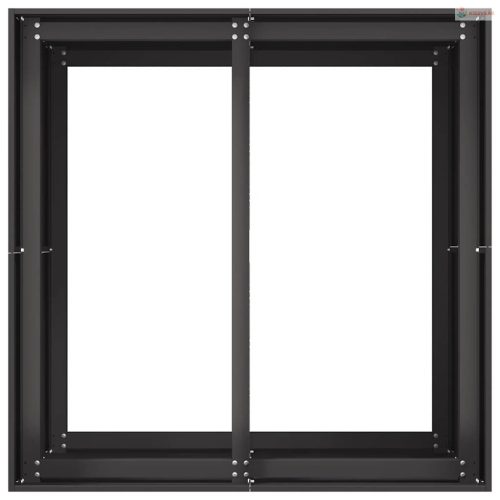 Ültetvény fekete 80x80x80 cm Acél