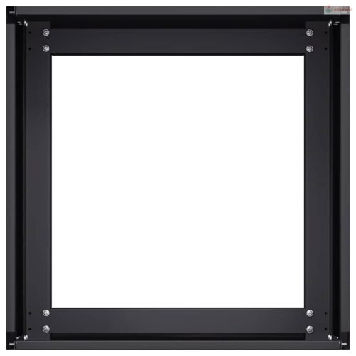 Ültetvény fekete 40x40x30 cm acél