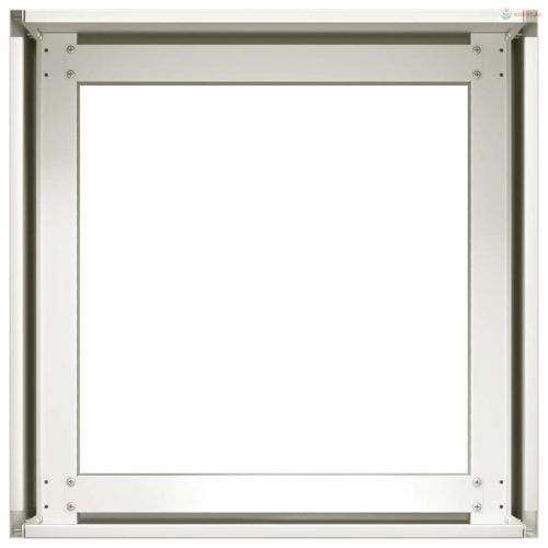 Fehér acél növénytartó 40x40x30 cm