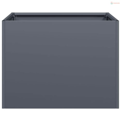 Antracitszürke acél növénytartó 40x40x30 cm