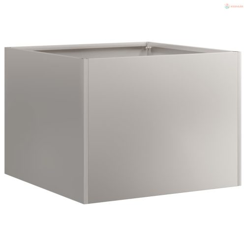 Ültető rozsdás 40x40x30 cm időjárásálló acélból