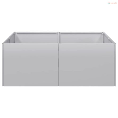 Horganyzott acél növénytartó 80x80x30 cm