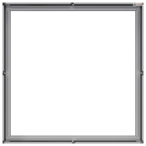 Horganyzott acél növénytartó 100x100x30 cm