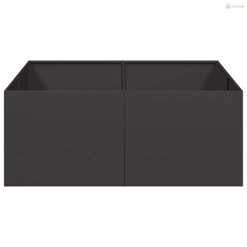 Ültetvény fekete 80x80x80 cm Acél