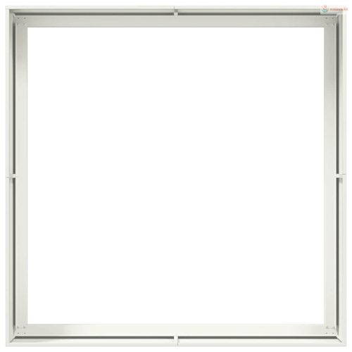 Fehér acél növénytartó 100x100x40 cm