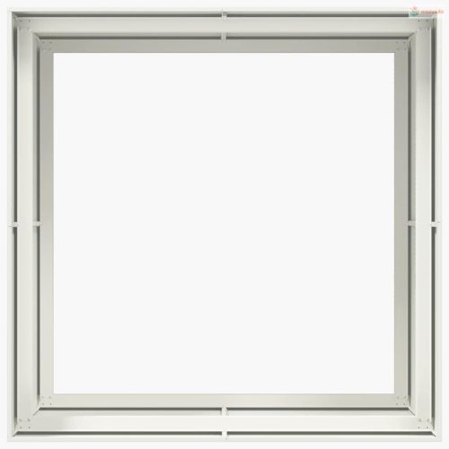 Növénytartó fehér 120x80x80 cm Acél