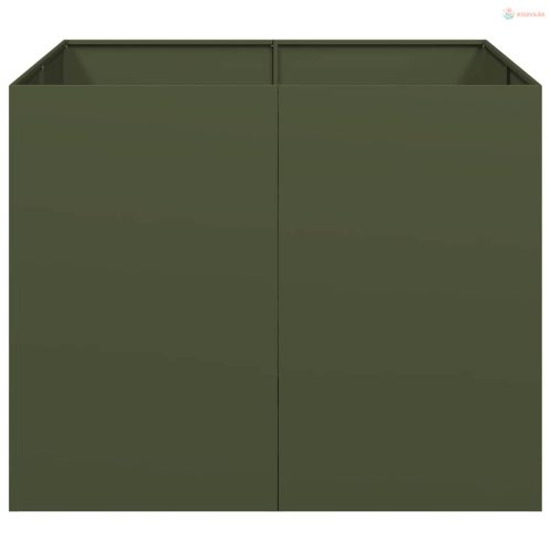 Ültetvény olívazöld 120x80x80 cm Acél