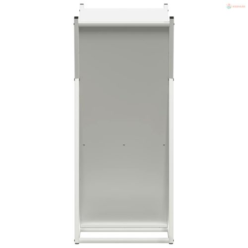 Fehér hidegen hengerelt acél tűzifatároló 69,5x35x81 cm