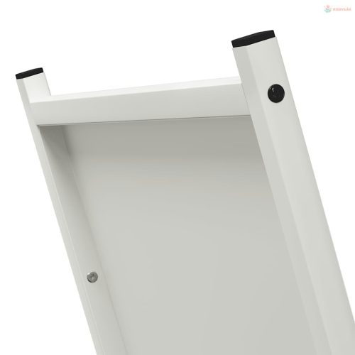 Fehér hidegen hengerelt acél tűzifatároló 69,5x35x81 cm