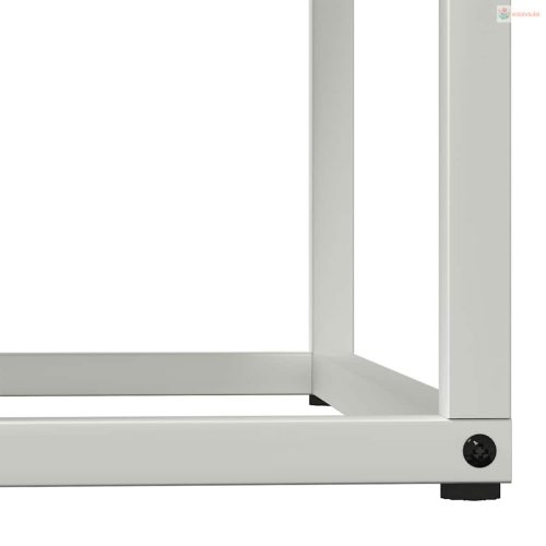 Fehér hidegen hengerelt acél tűzifatároló 69,5x35x81 cm