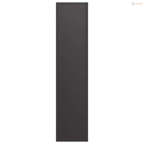 Fekete hidegen hengerelt acél tűzifatároló 50x23x100 cm