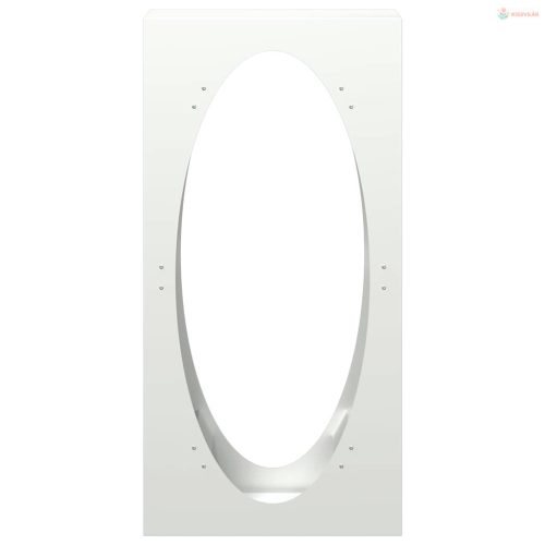 Fehér hidegen hengerelt acél tűzifatároló 50x23x100 cm